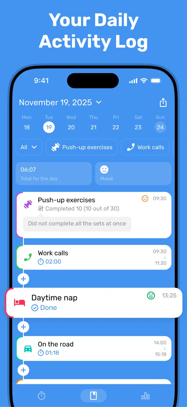 #4. Time Tracker & Management (iOS) Által: MINT ROKET, OOO