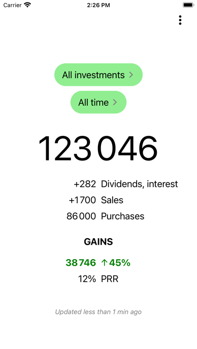 FINARKY – Portfolio Tracker Screenshot