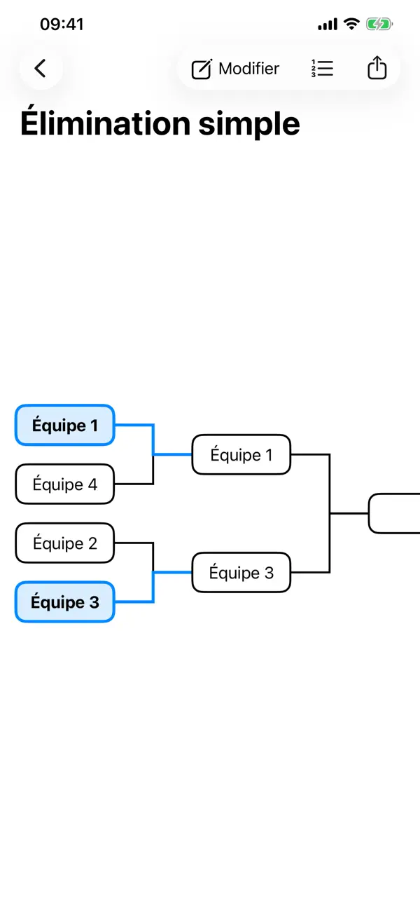 Screenshot #2 pour Bracket Builder: Tournoi