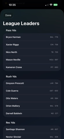 Most Valuable Coach iPhone screenshot