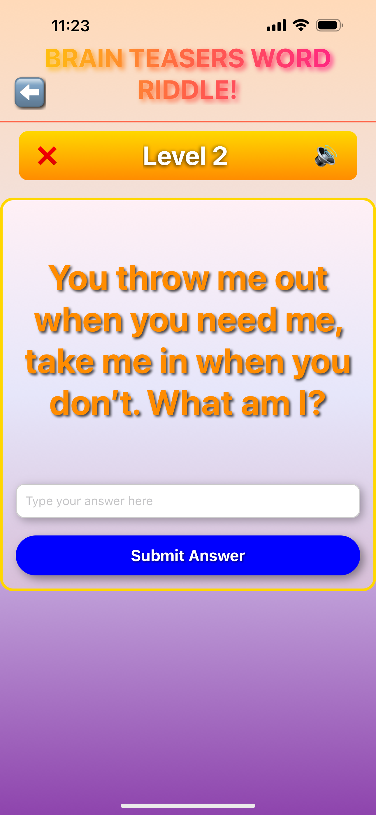 Brain Teasers Riddle Game