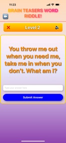Brain Teasers Riddle Game screenshot