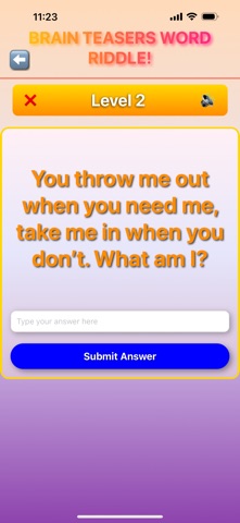 Brain Teasers Riddle Game Screenshot 3 of 4