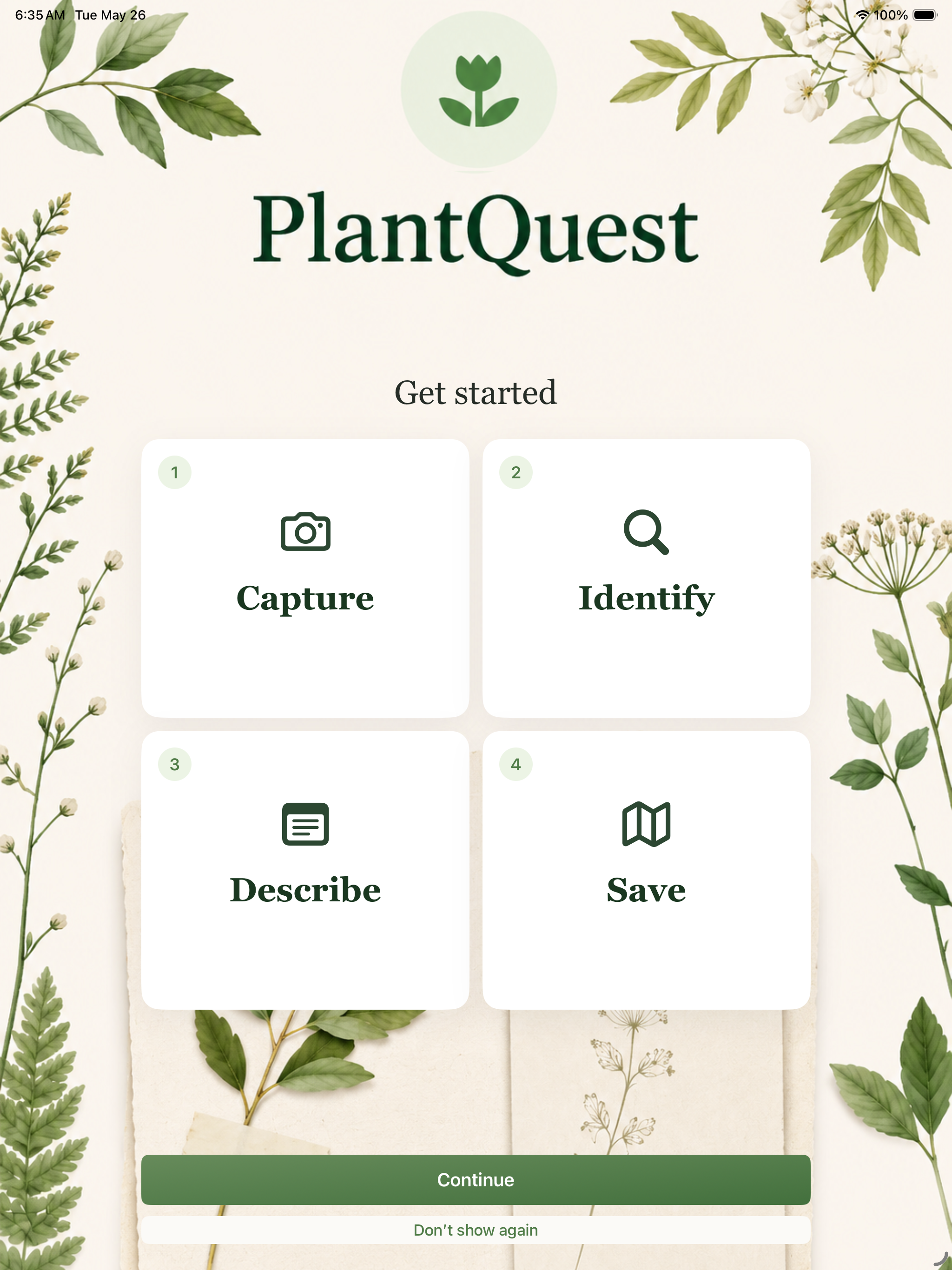 PlantQuest herbarium