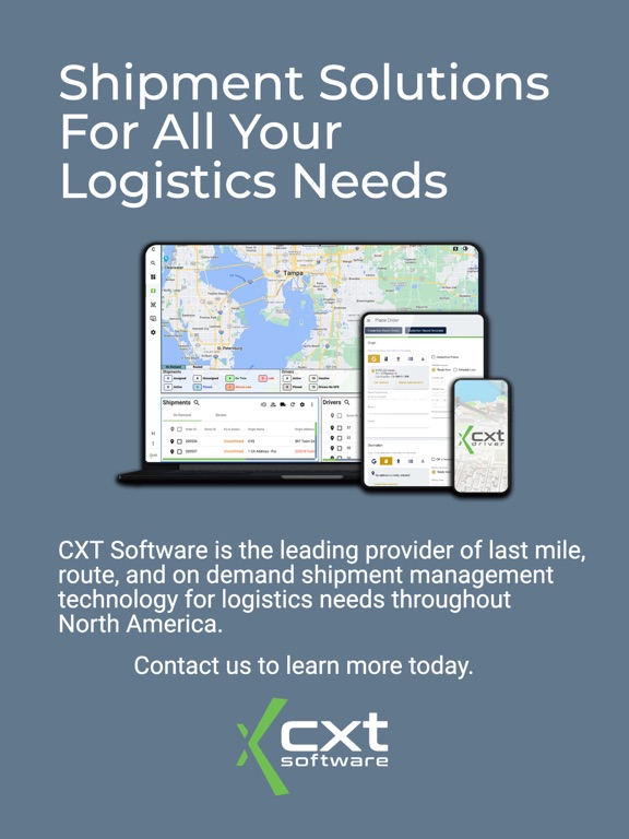 CXT Driver iPad screenshot 5 - Business app