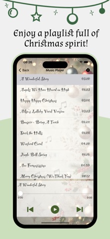 圣诞卡拉OK歌曲 screenshot