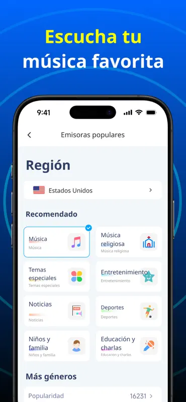 Radio FM: Estaciones de Radios screenshot 4 of 8