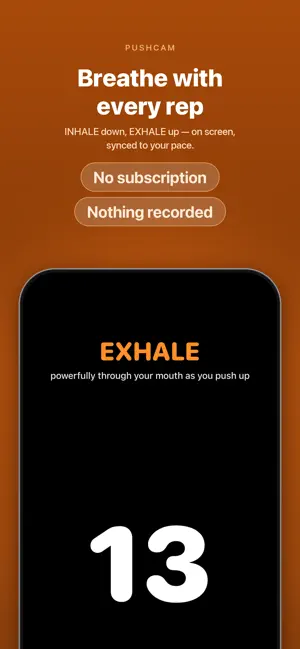 PushCam: Pushup Counter screenshot 3