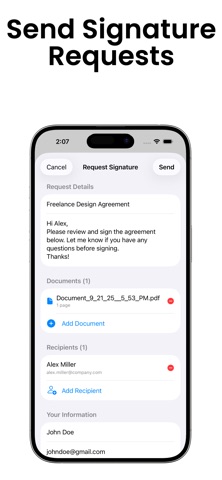 DocSign - Sign Documents Screenshot 3 of 5