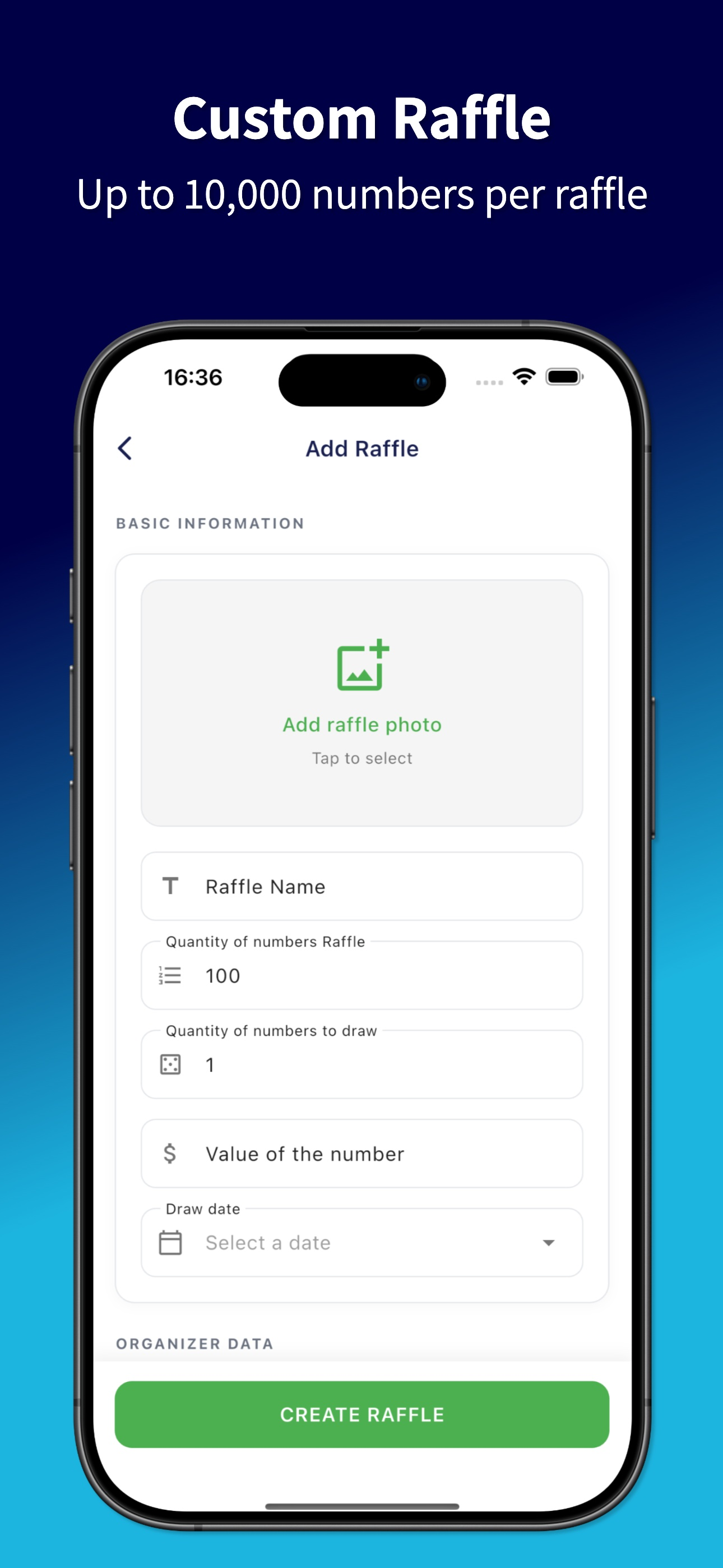Easy Raffle: Names and Numbers screenshot 5