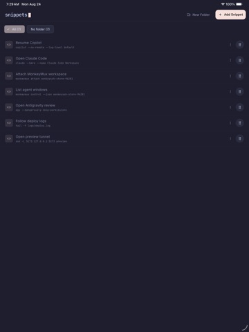 MonkeySSH iPad screenshot 6