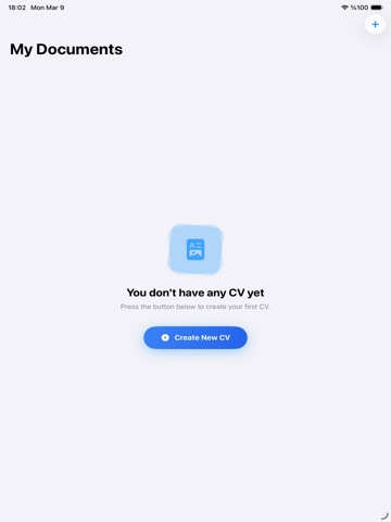 Portfolyo : Cv iPad screenshot