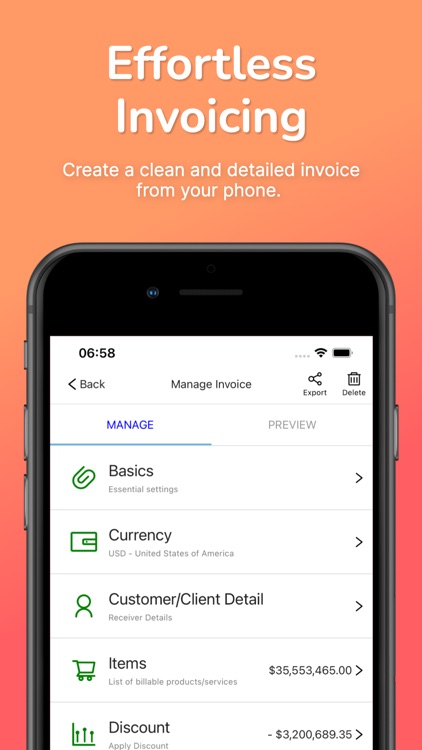 Invoice & Estimate Generator