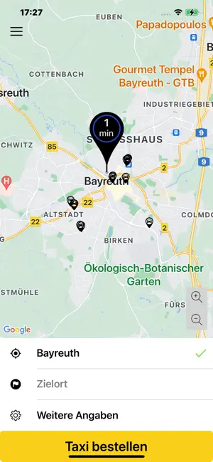 Taxi Kroter - Bayreuth screenshot 1