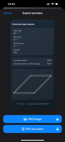 Construction Calculator: Pro² Screenshot 9 of 10