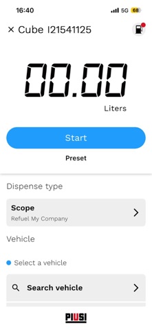 PIUSI B.SMART iPhone screenshot