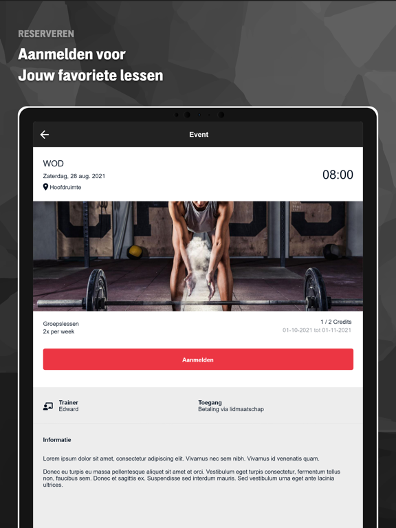 Screenshot #5 pour CrossFit Hoofddorp