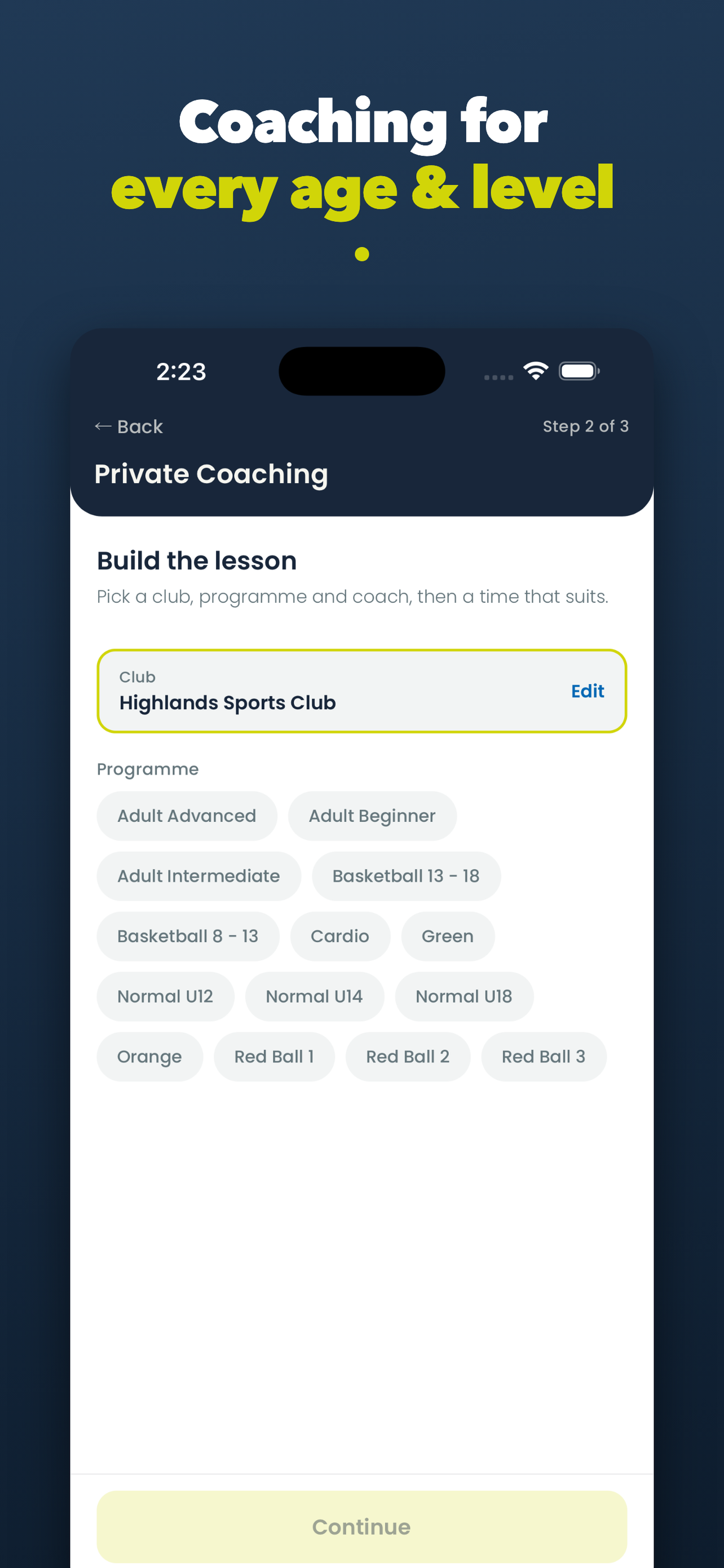 Baseline Tennis Academy screenshot 3