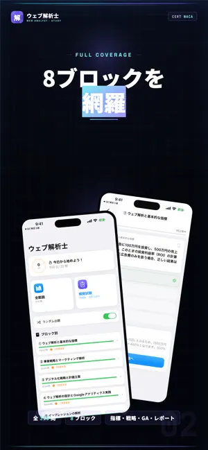 ウェブ解析士 試験対策 問題集 screenshot 2