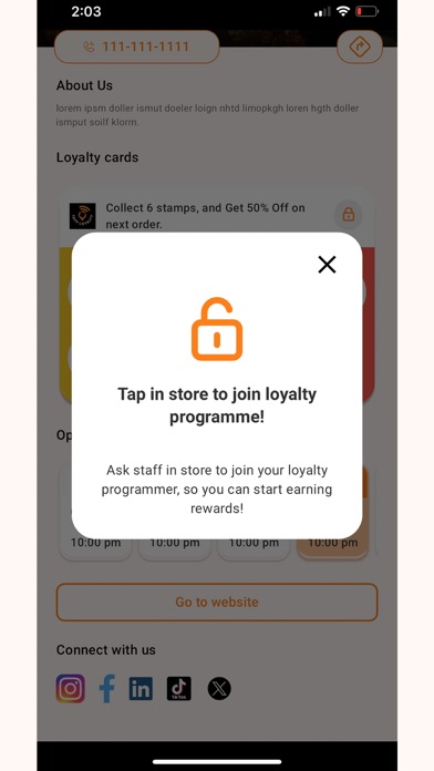 App screenshot