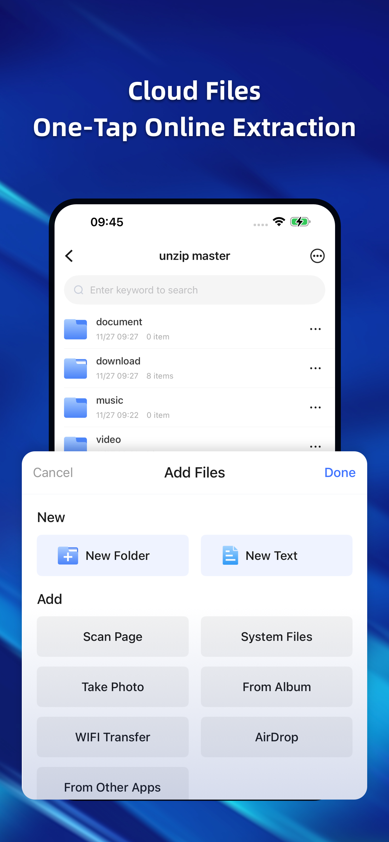 Unzip Master: RAR 7Z Extractor screenshot 4