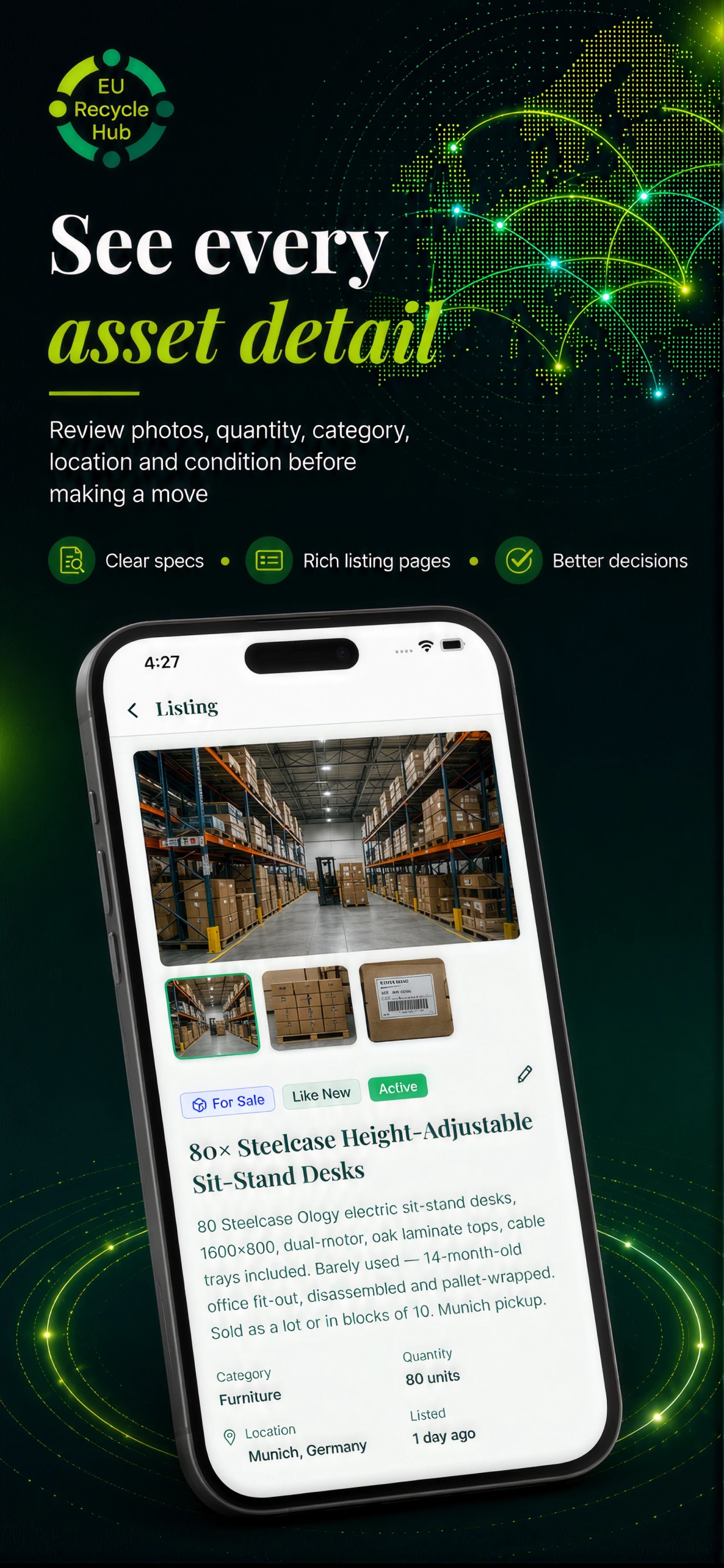 Screenshot 2 of EU Recycle Hub