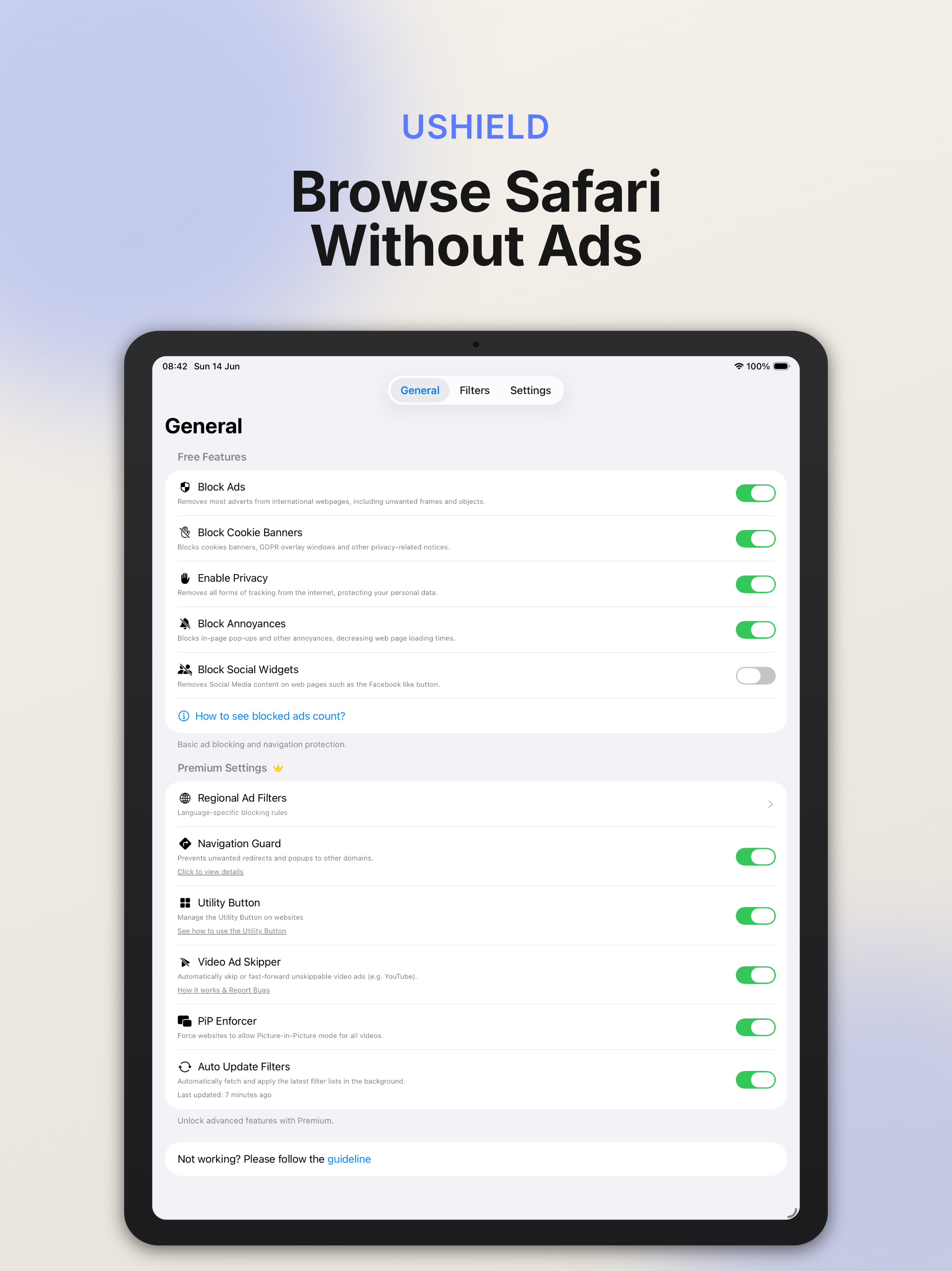 uShield: Browser AdBlocker screenshot 5