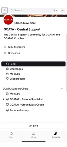 GOATA Movement Screenshot 3 of 6