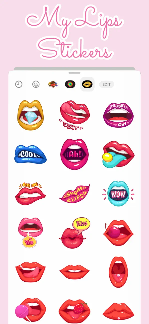 Screenshot #3 pour My Lips Stickers