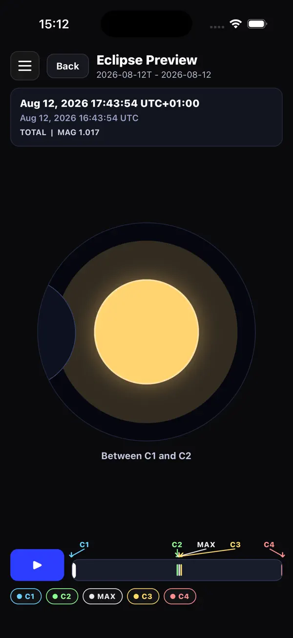 #6. Eclipse Timer (iOS) Podle: Lalit Sharma