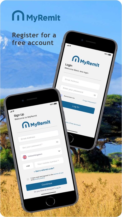 MyRemit iPhone screenshot 2 - Finance app