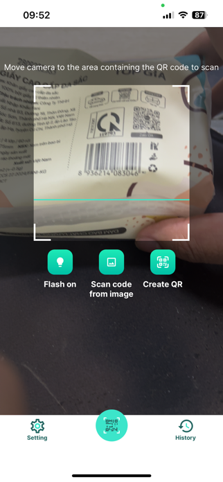QRCode - Barcode Scanner Screenshot 1 of 7