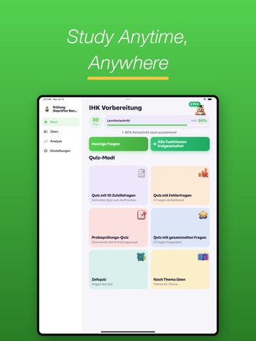 Prüfung Geprüfter Bankfachwirt iPad screenshot