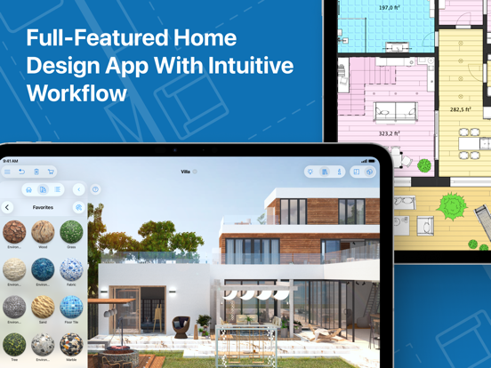 Live Home 3D - House Design iPad app afbeelding 1