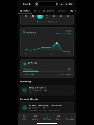 Recovery Compass iPad screenshot