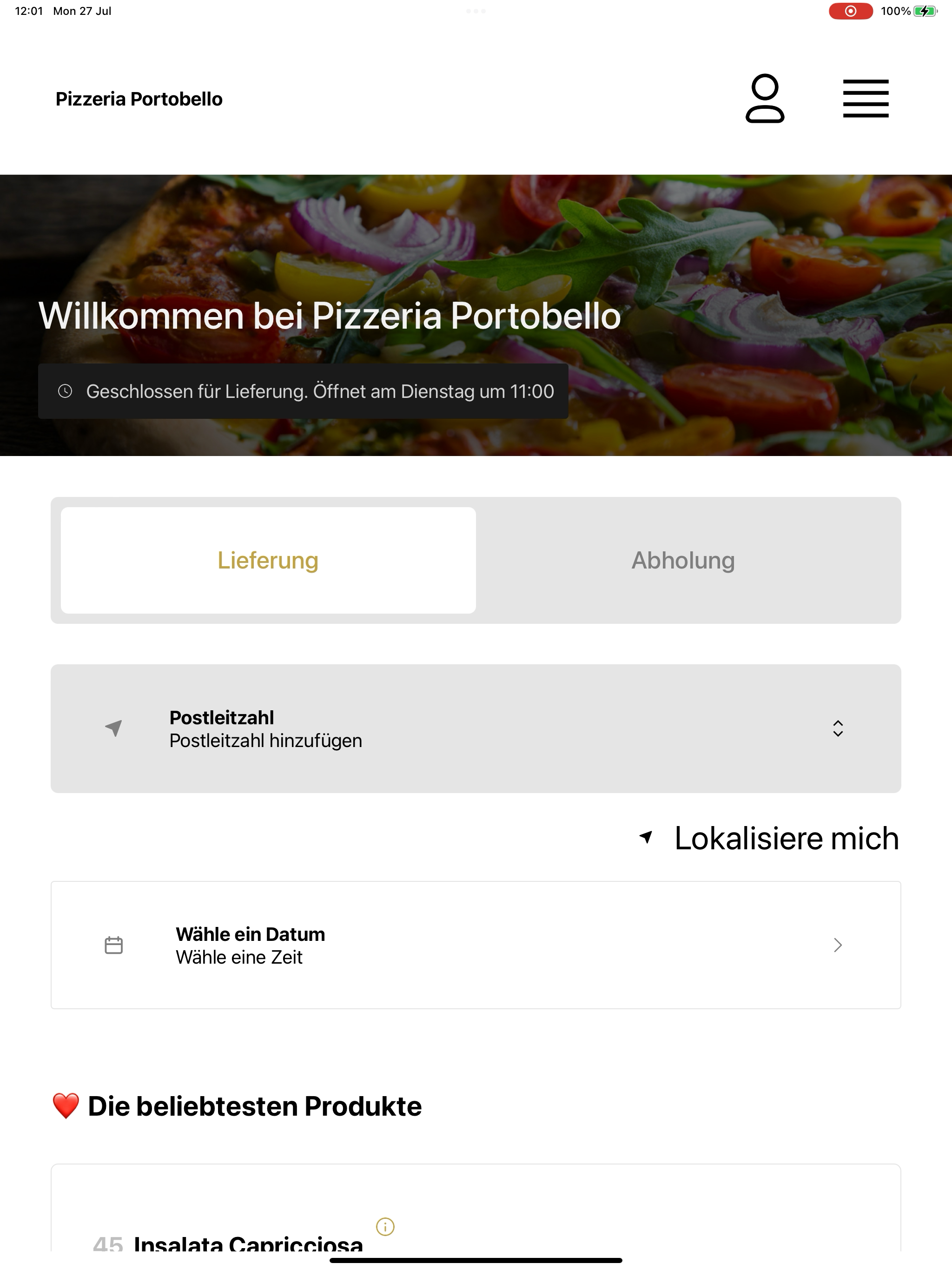 Pizzeria Portobello screenshot 14