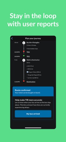 TIR – Travel by bus screenshot