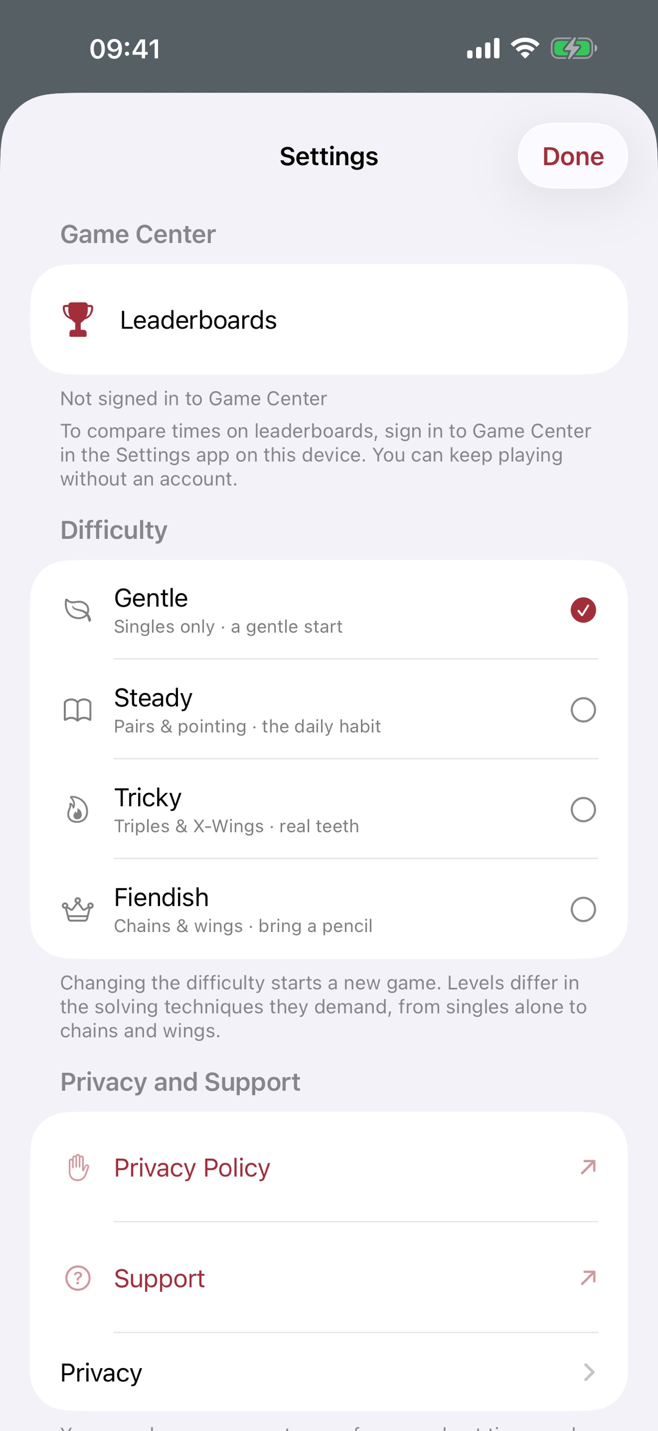 Screenshot 5 of A Better Looking Sudoku