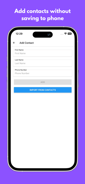 Private Contacts: Secure Vault Screenshot 4 of 5