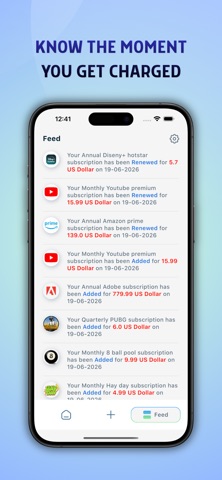 SubNotify Subscription Tracker Screenshot 5 of 5