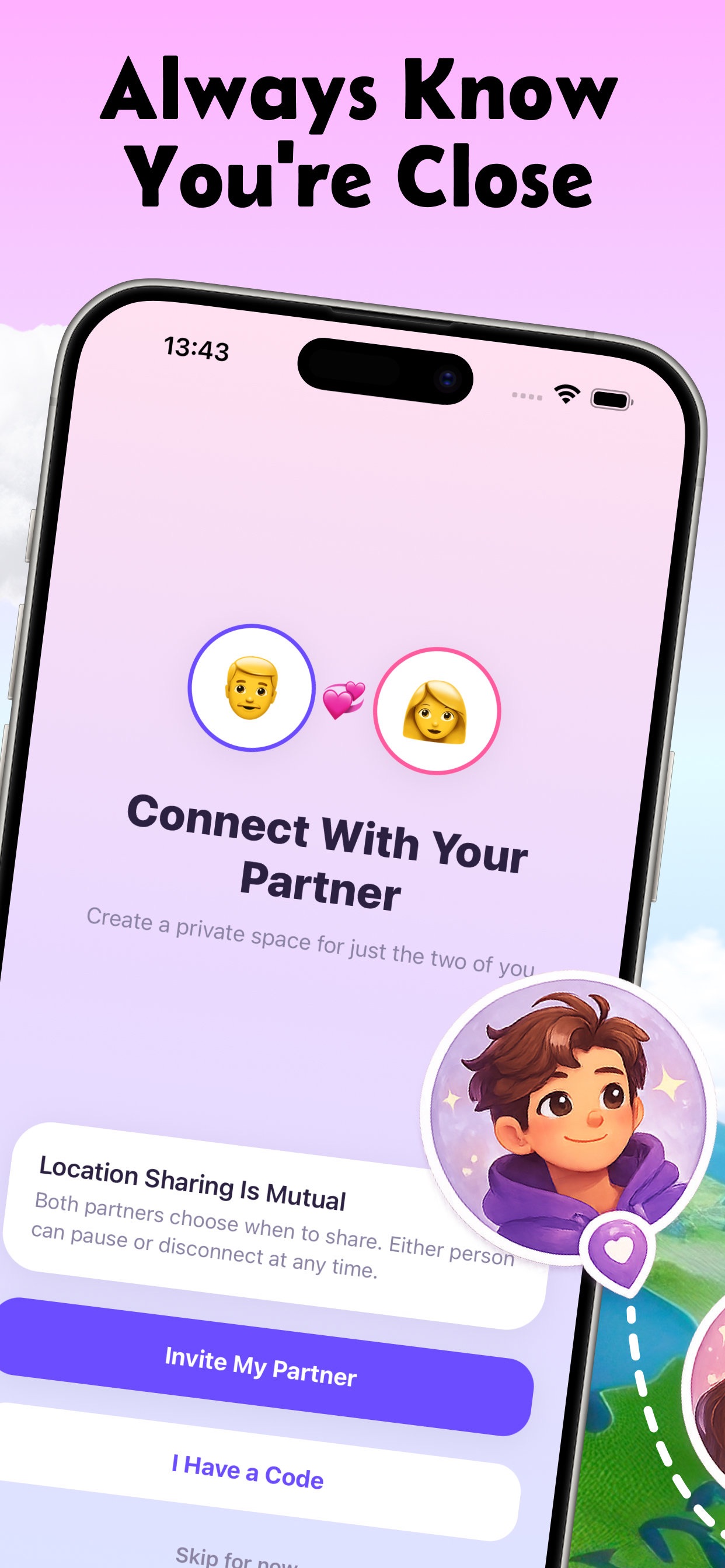 Screenshot 2 of Love Link: Couple Location