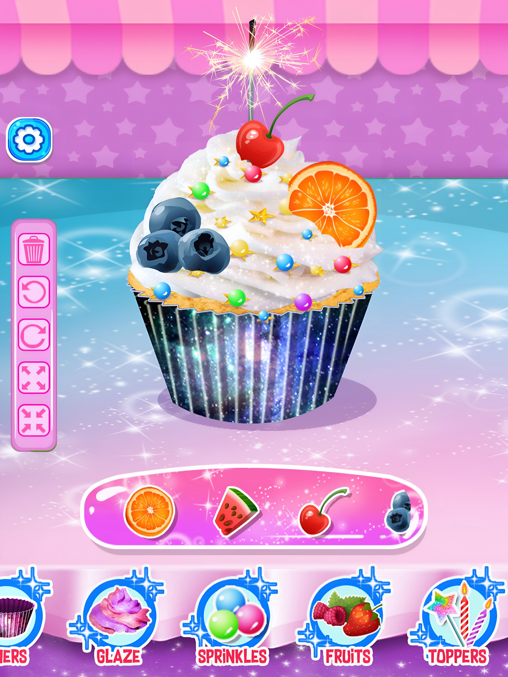Girl's Glitter Baking Cafe