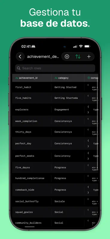 Supanator: Gestor de Supabase screenshot 6 of 9