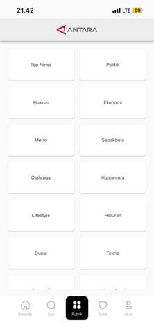 Antaranews iPhone screenshot 5