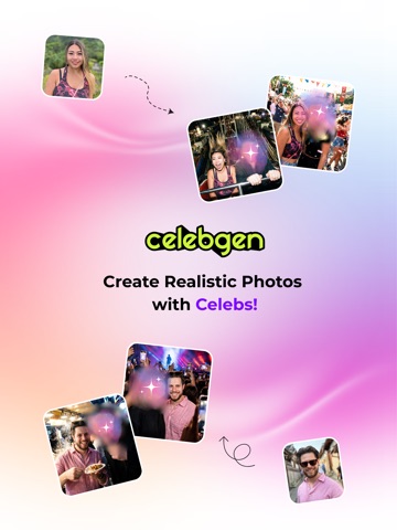 CelebGen: Selfies with Celebs iPad screenshot