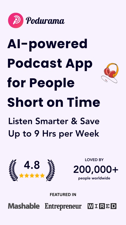 AI Podcast Player: Podurama screenshot-0