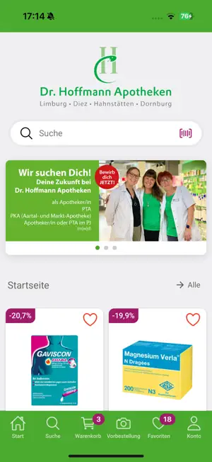 Hoffmann Apotheken screenshot 1