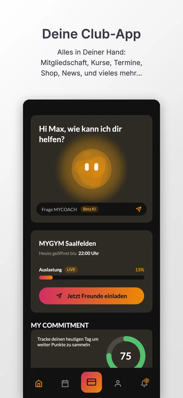 Screenshot #1 pour MYGYM Österreich
