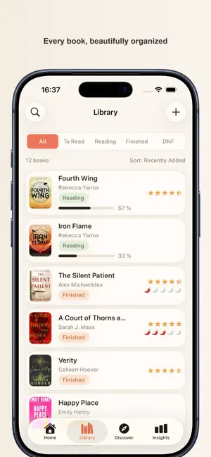 Lumi: Book Tracker screenshot 2