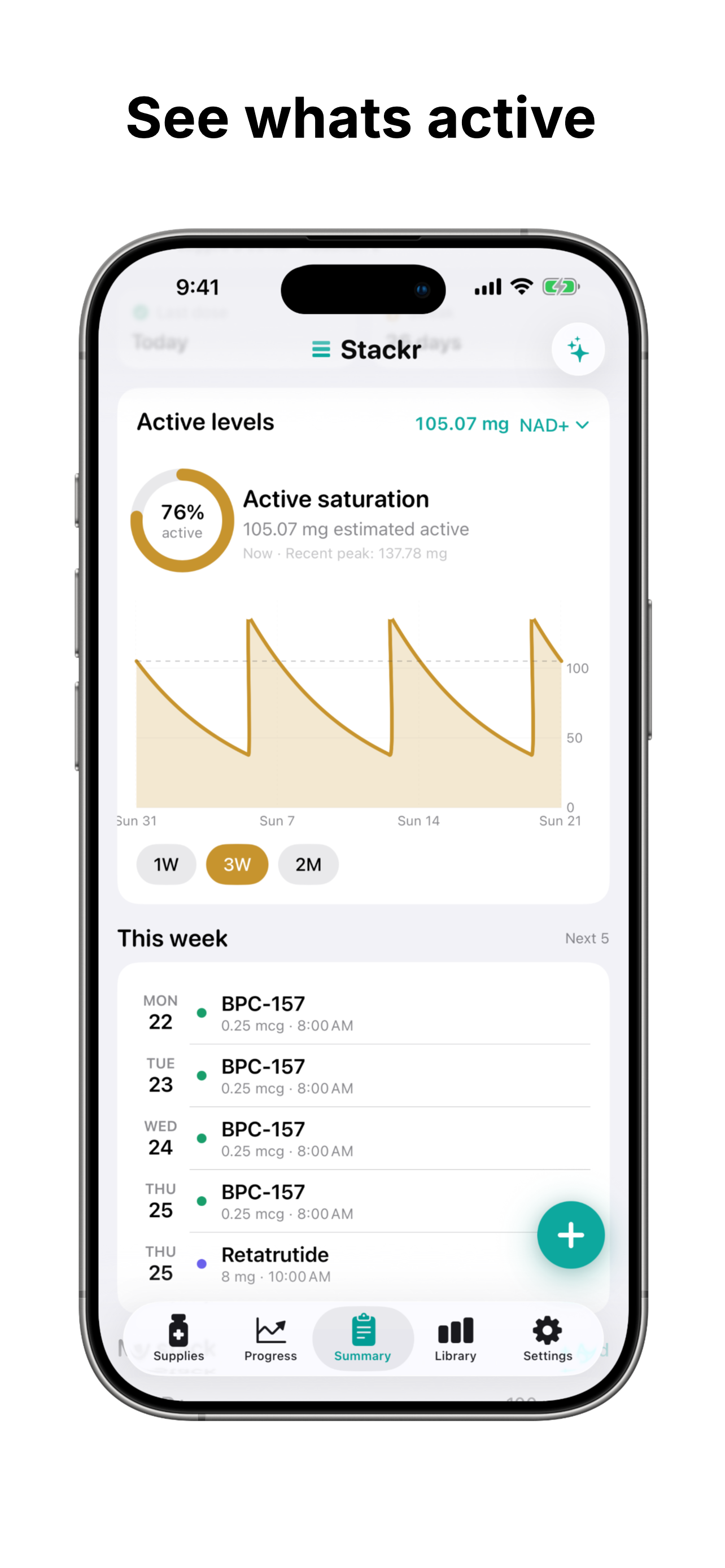 Peptide Tracker - Stackr